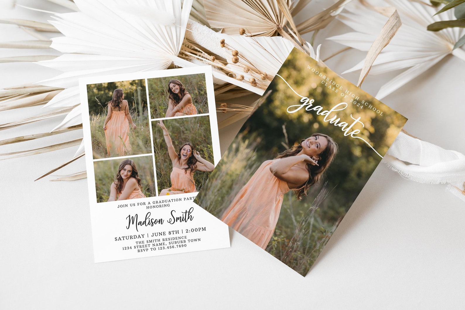 Senior Graduation Invites Graduation Invitation, Senior Graduation Announcement, Multiple Photos ...
