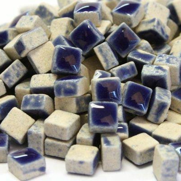 Indigo Blue Micro Mini Mosaic Tiles (5mm)