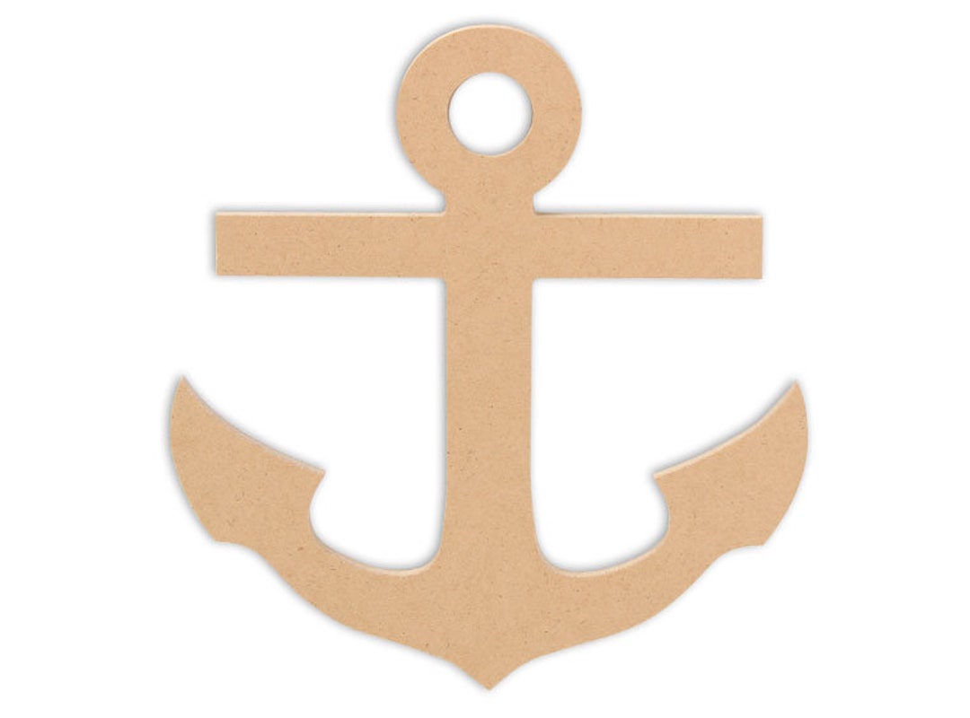 Anchor Shape Mosaic Surface for Mosaic or Paint. 8x8x 1/4 Inches - Etsy