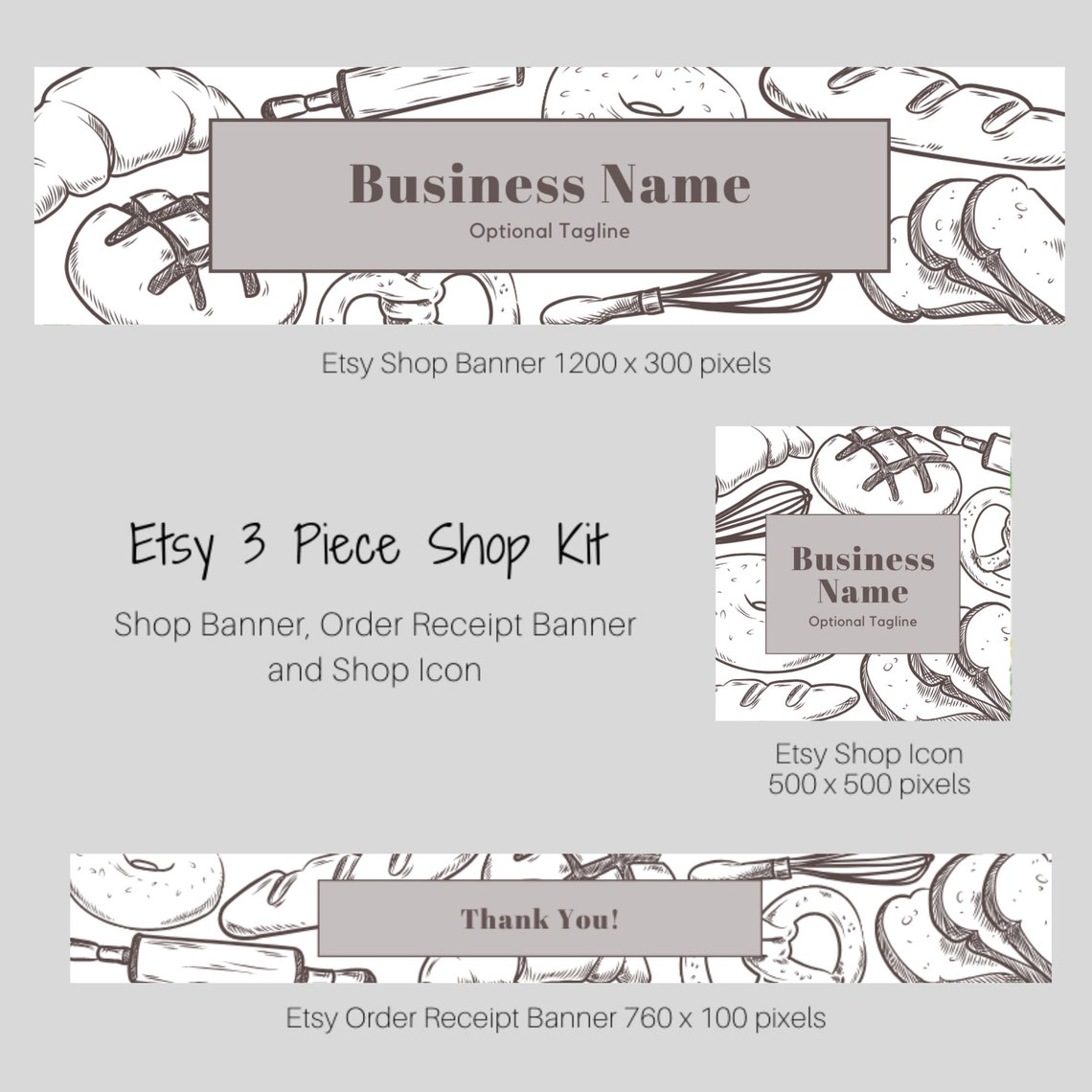 Etsy Shop Banner Etsy Banner Digital Banner Etsy Shop Icon Etsy Australia