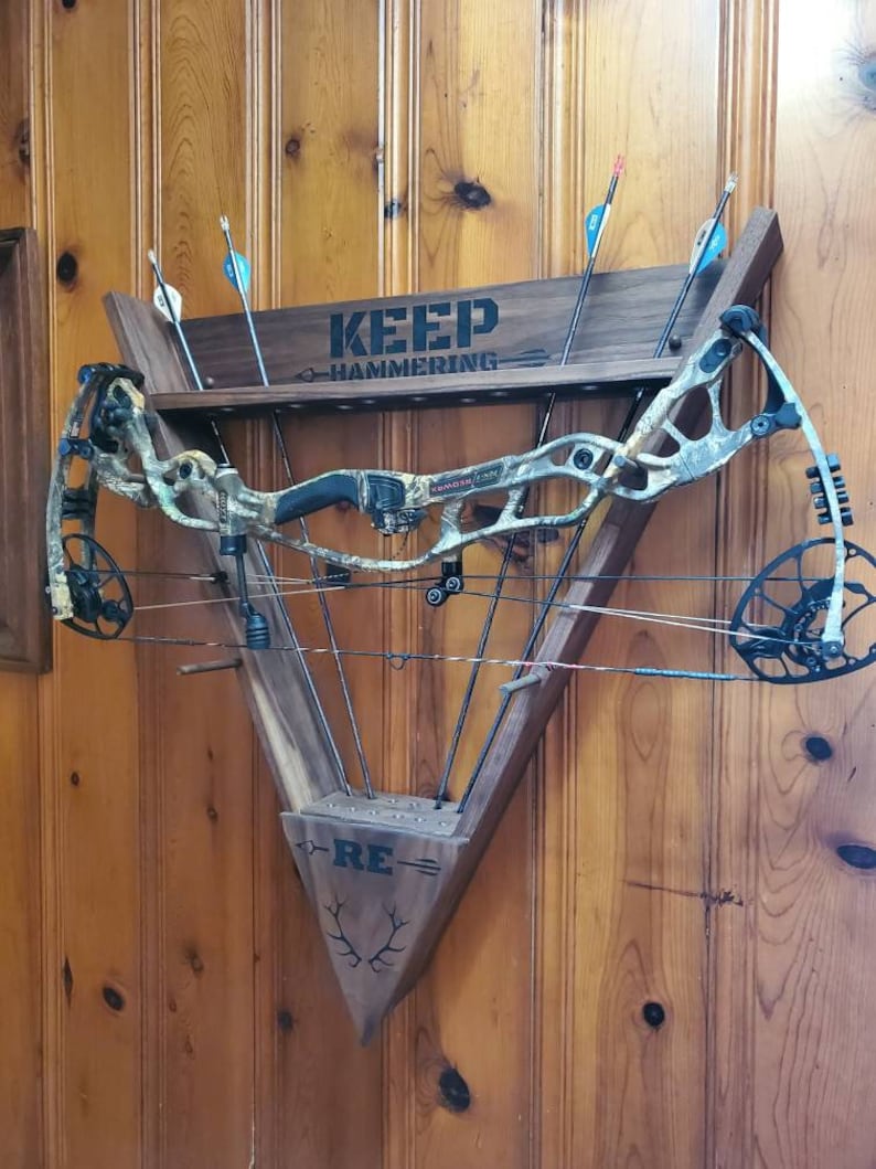 Archery Bow Rack Compound bow rack HandCrafted Bow Rack Etsy