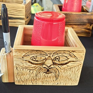 Party cup holder w/ marker