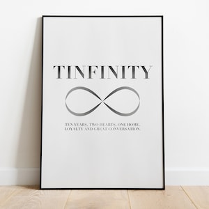 TinFinity Print - Celebrazione del 10° anniversario - Citazione di New Girl TV Schmidt e Nick - Stampa digitale istantanea