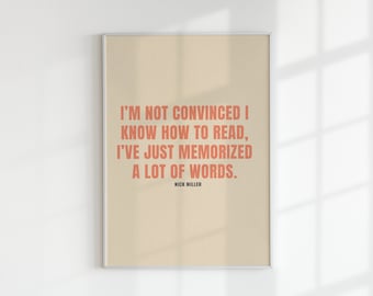 New Girl Nick Miller TV Quote Wall Instant Digital Download Print