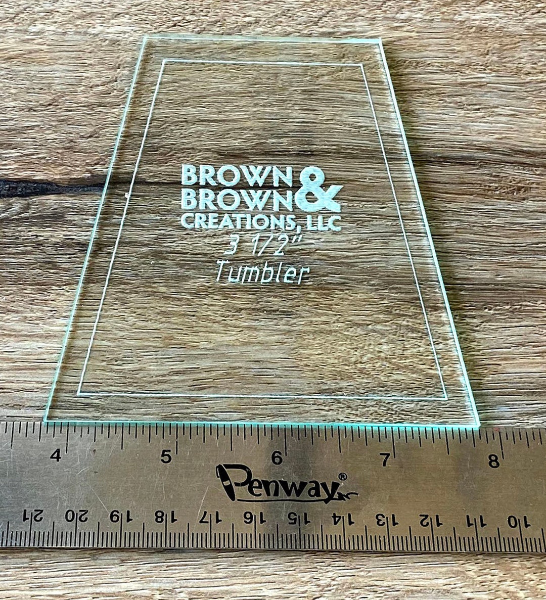 Tumbler Quilting Template 4 Piece Set, Quilting Tool, Quilt Template ...