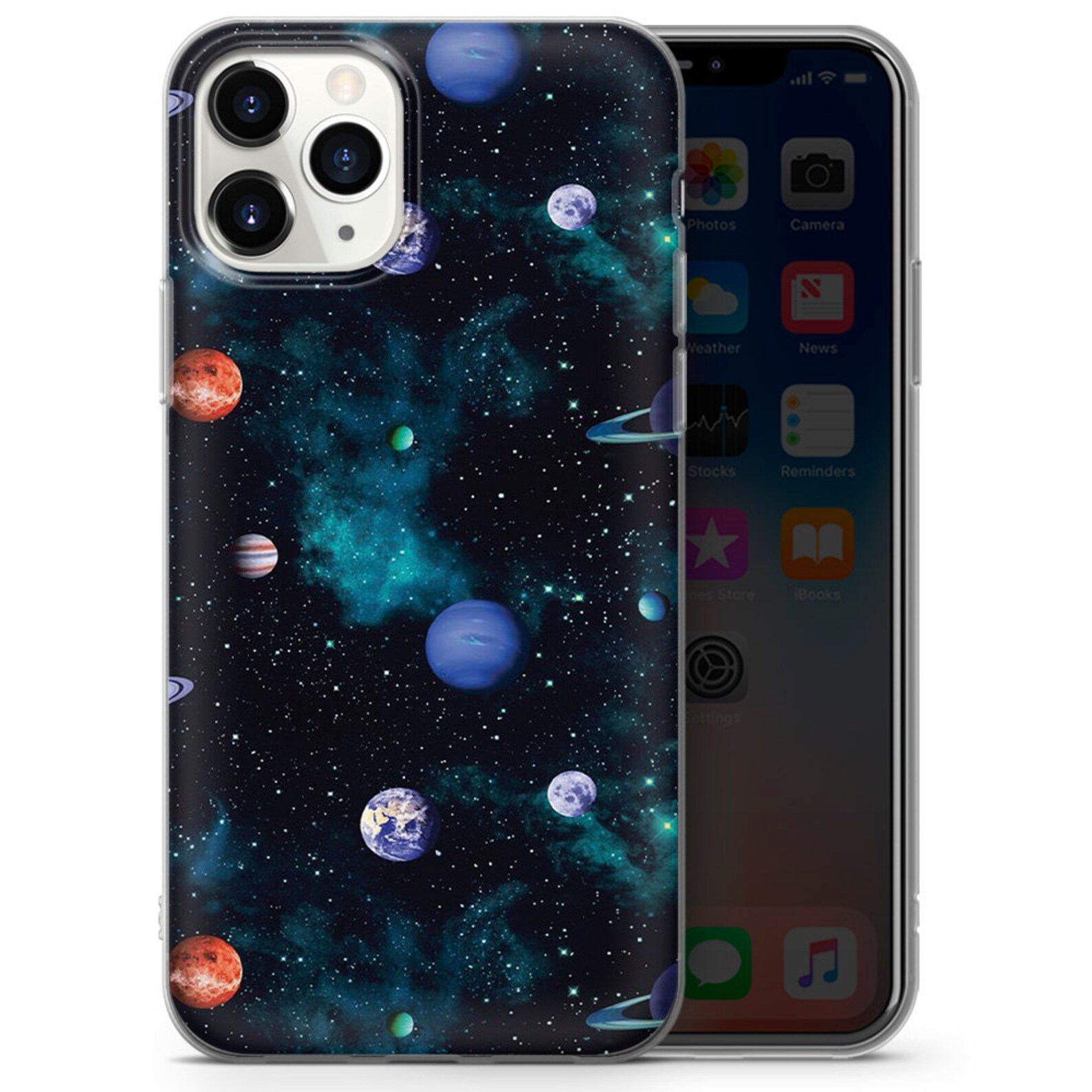Space Phone Case High Quality gel cover fit for iPhone 11 7 Etsy