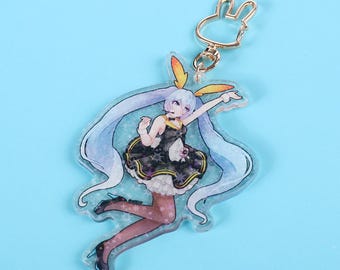 Vocaloid 'Dear Bunny' Holographic Keychain