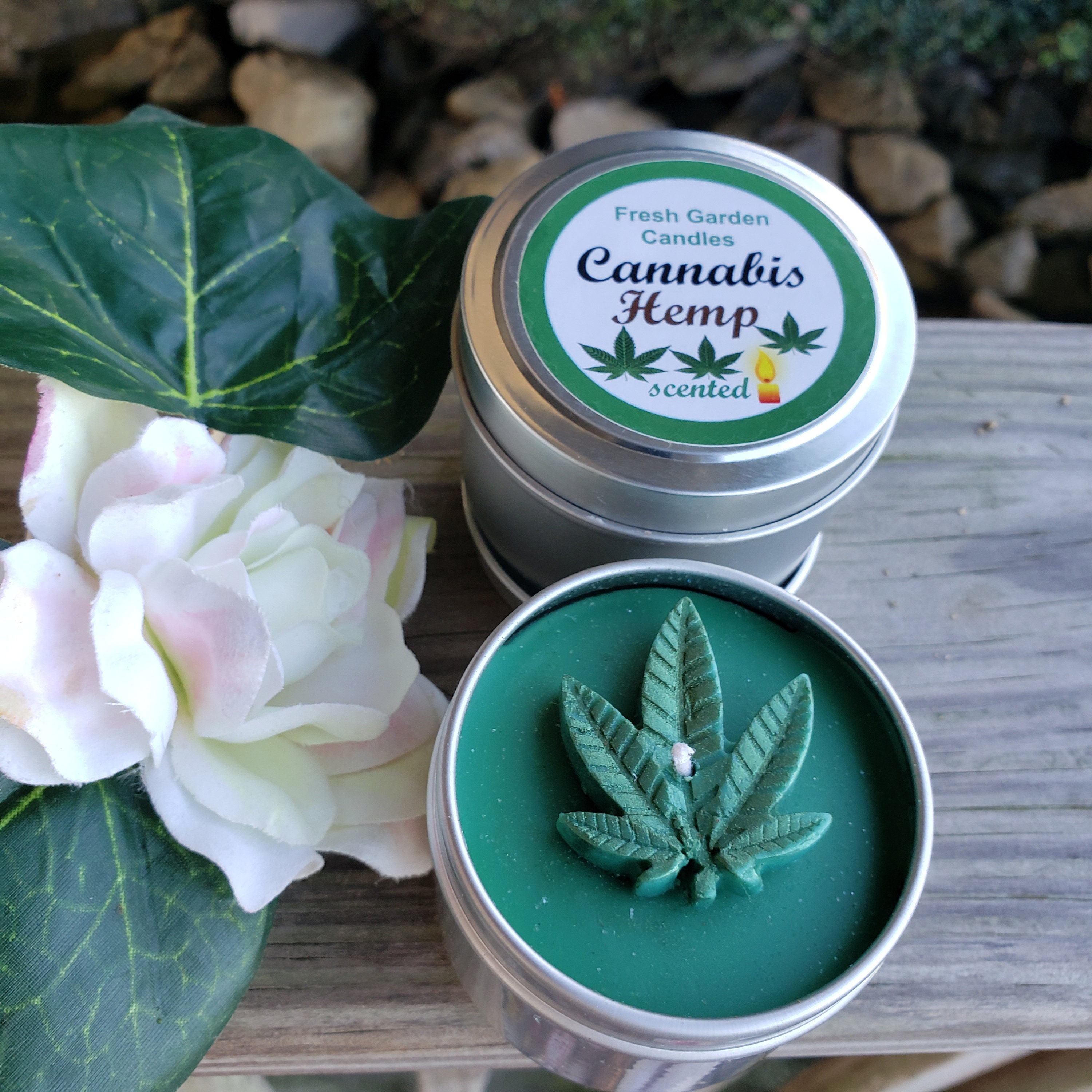 Cannabis Scented Candles With Hemp Fragrance/gifts for Friends