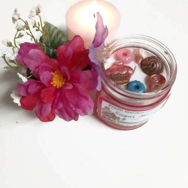 Sugar Mama scented candle/sweets candle/dessert lovers gift/funny dessert candle/women candle gift/birthday candle/cake friend gift/cupcakes