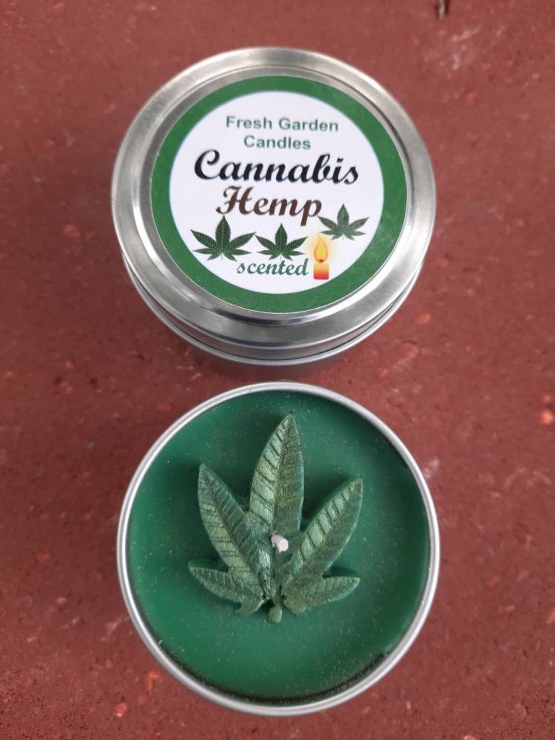 Cannabis Scented Candles With Hemp Fragrance/gifts for Friends
