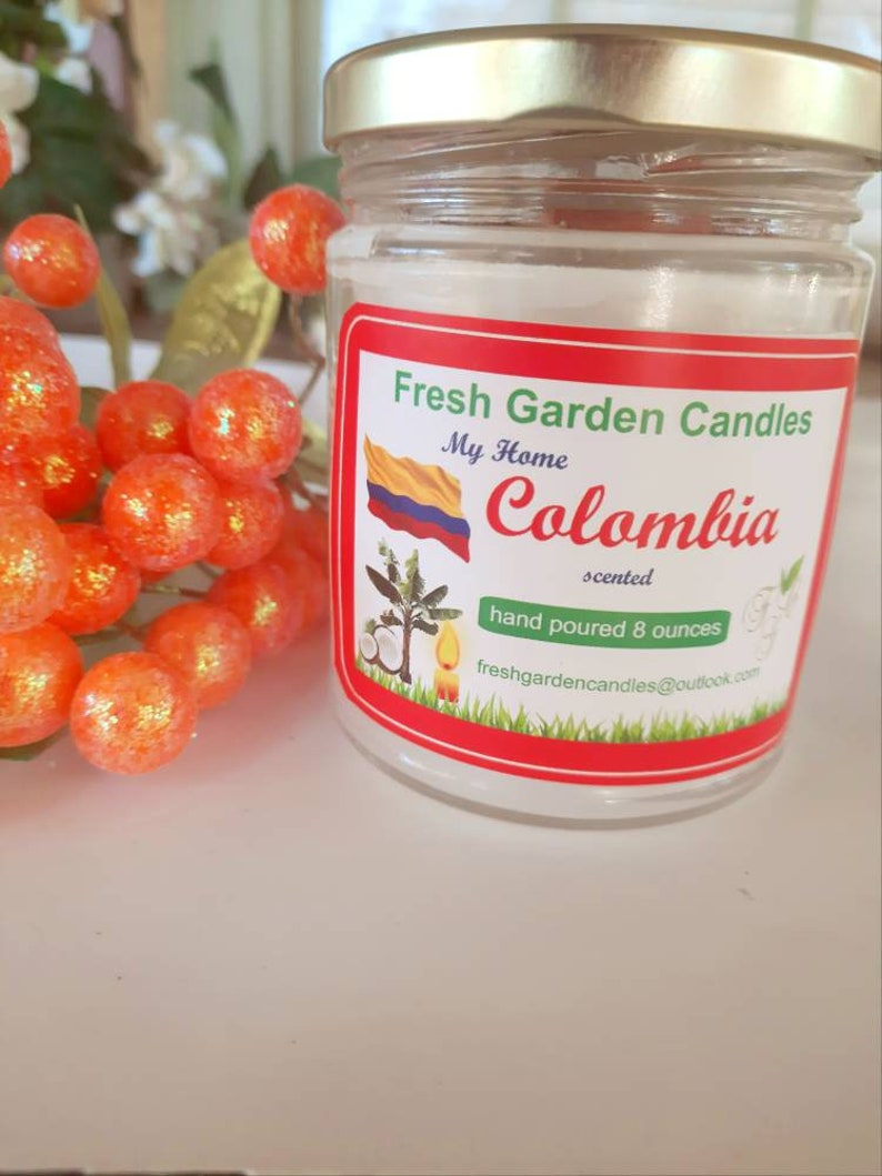 Colombia Scented Candle/spanish Candle Gift/home is Colombia Gift