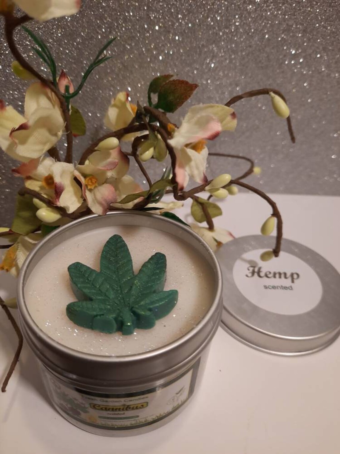 Cannabis Scented Candles With Hemp Fragrance/gifts for Friends