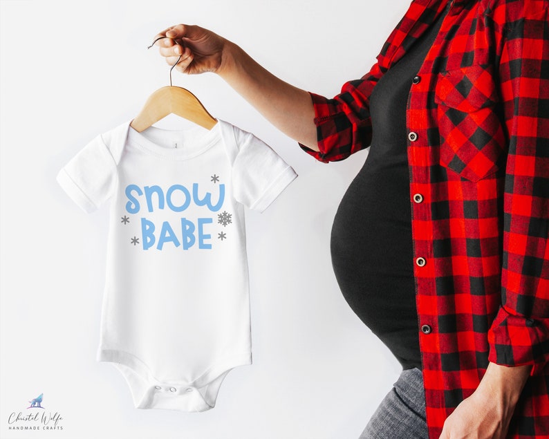 Newborn Infant Clothes Cute Winter Baby Outfit Snow Baby Snow Babe Bodysuit Christmas Gift for Baby Girl Baby Girl Christmas Onesies\u00ae