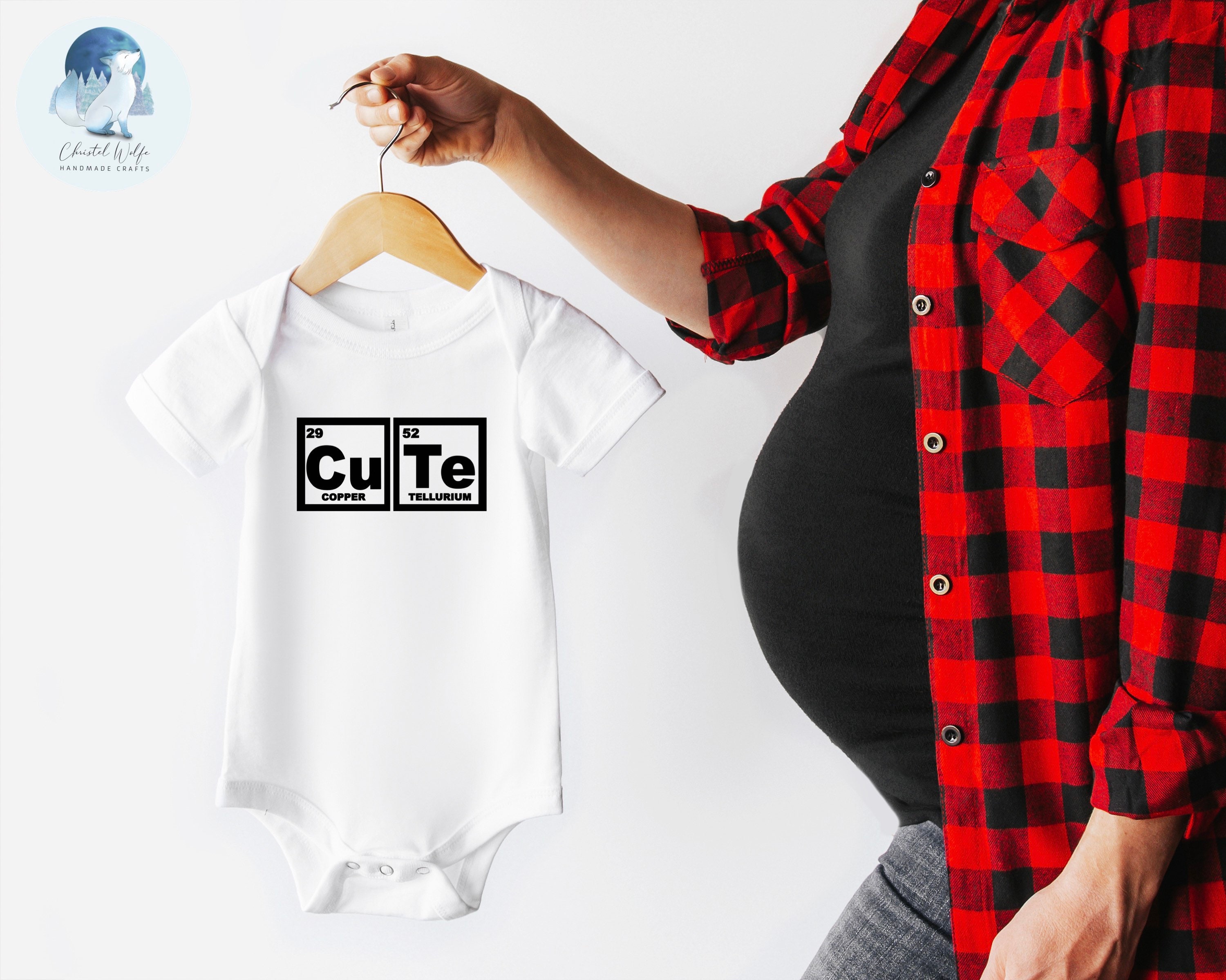 Cute Science Onesies® Baby Scientist Bodysuit Periodic Table Etsy