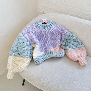 Pastell Drömtröja - Stickmönster