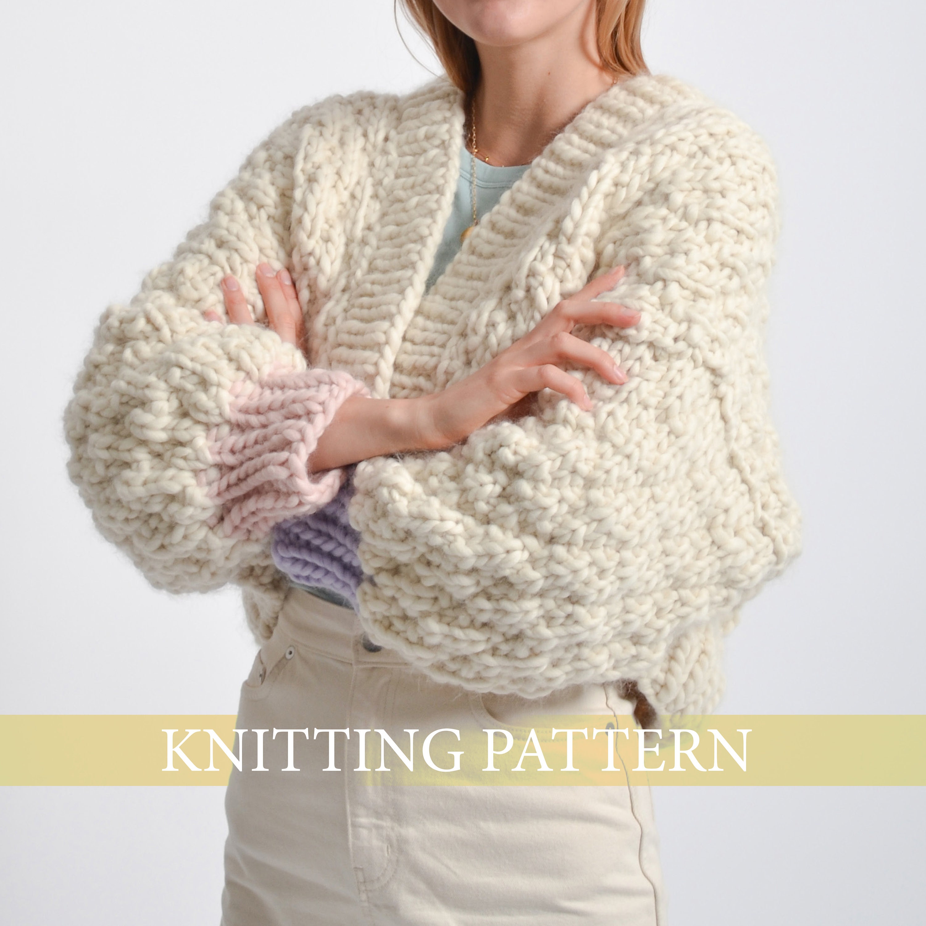 Peony Cardigan Knitting Pattern ENGLISH | Etsy