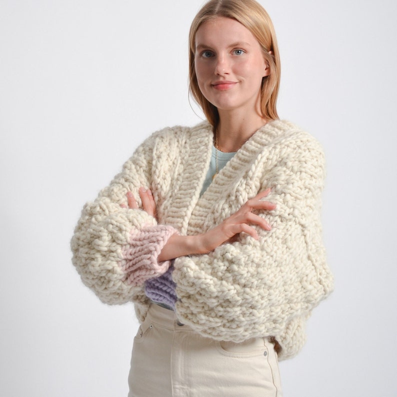 Peony Cardigan Knitting Pattern image 2