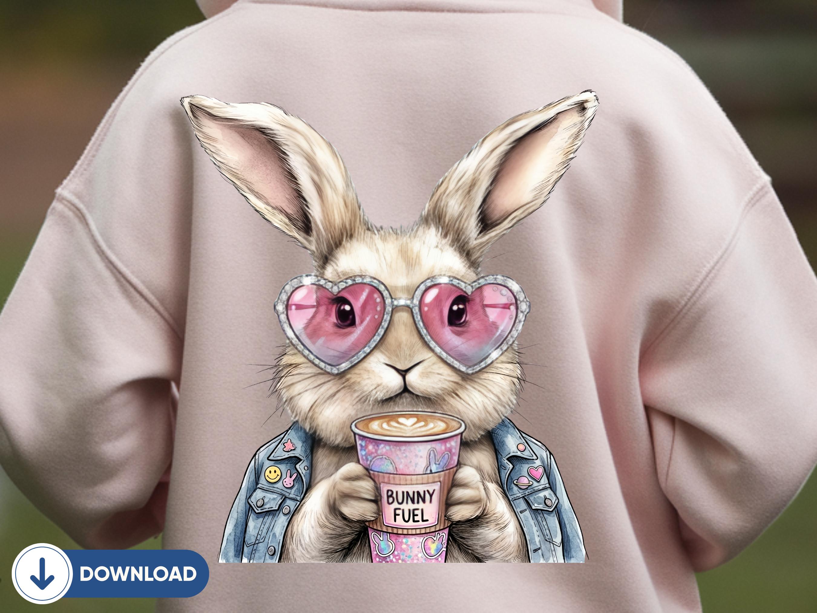 3 Easter Bunny PNG Bundle, Bubble Gum Bunny, Bunny With Sunglasses ...