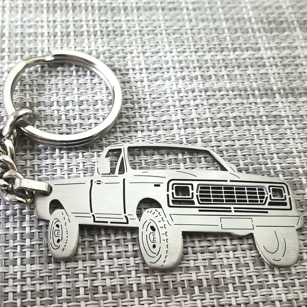 Metal Ford Bronco Key Chain Etsy
