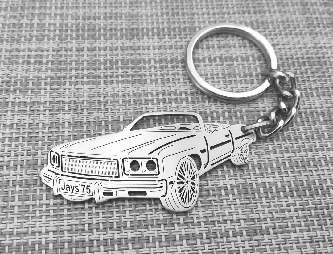 1975 Caprice Convertible Car Keychain Custom Key Chain With - Etsy