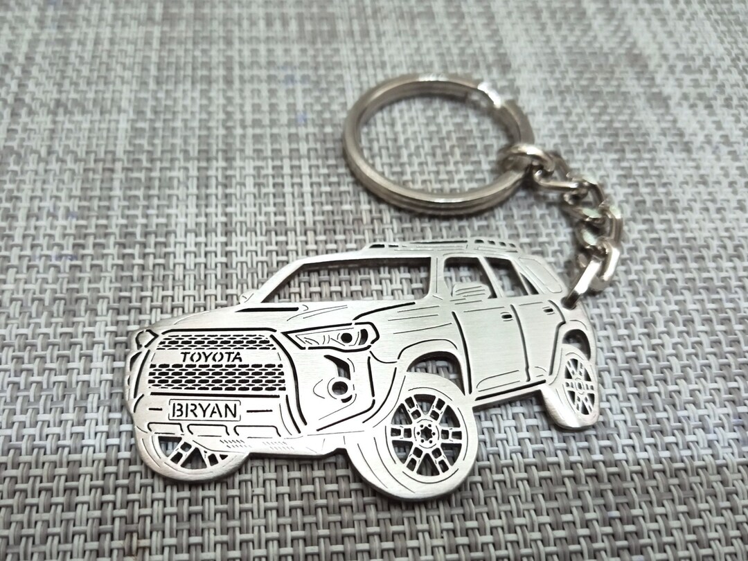 2021 4runner TRD Pro Car Keychain Custom Key Chain With Your Etsy