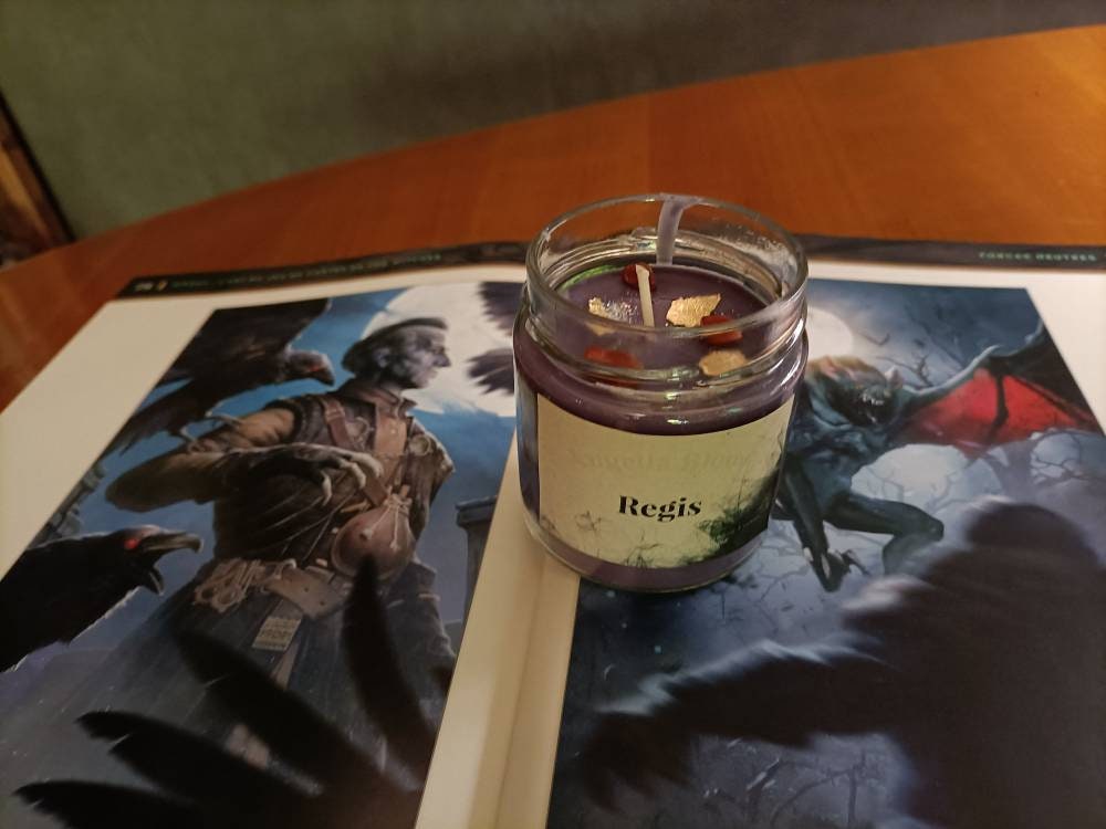 Bougie Witcher Régis | Geek Vegan Fait Main
