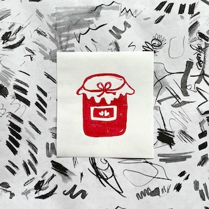 ジャムミニプリント | 4インチオリジナルリノプリント