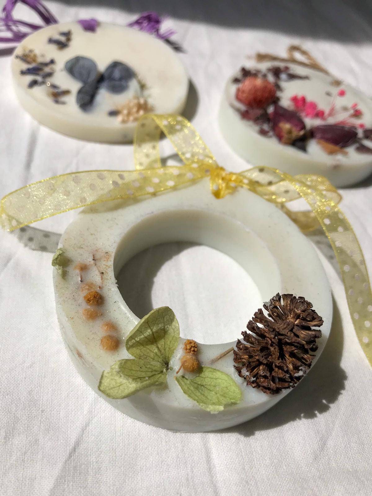 Cubetti Di Cera Di Soia Profumata - 4 Profumi (Pompelmo, Fiori Di Ciliegio, Giacinto, Plumeria) - Foto 11