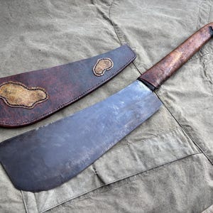 Antique vintage hogsplitter cleaver