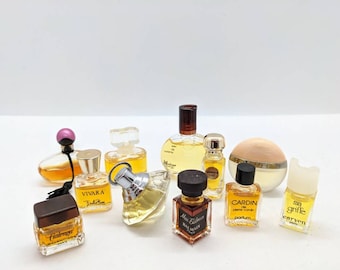 Vintage 1970s perfume miniatures collectibles