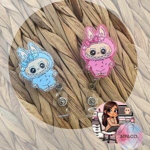 Cute Monster Badge Reel / Cute badge reels / Badge Reels