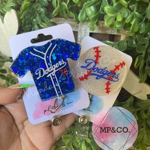 Dodger badge reels / sport badge reels / baseball badge reels / nurse badge reels / badge reels