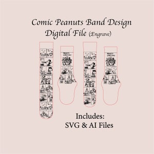 Christmas Digital Watchband File, SVG, Digital Cut File, iWatch Band Design, Laser Engraved, Watch Band, Unique, glowforge tested.