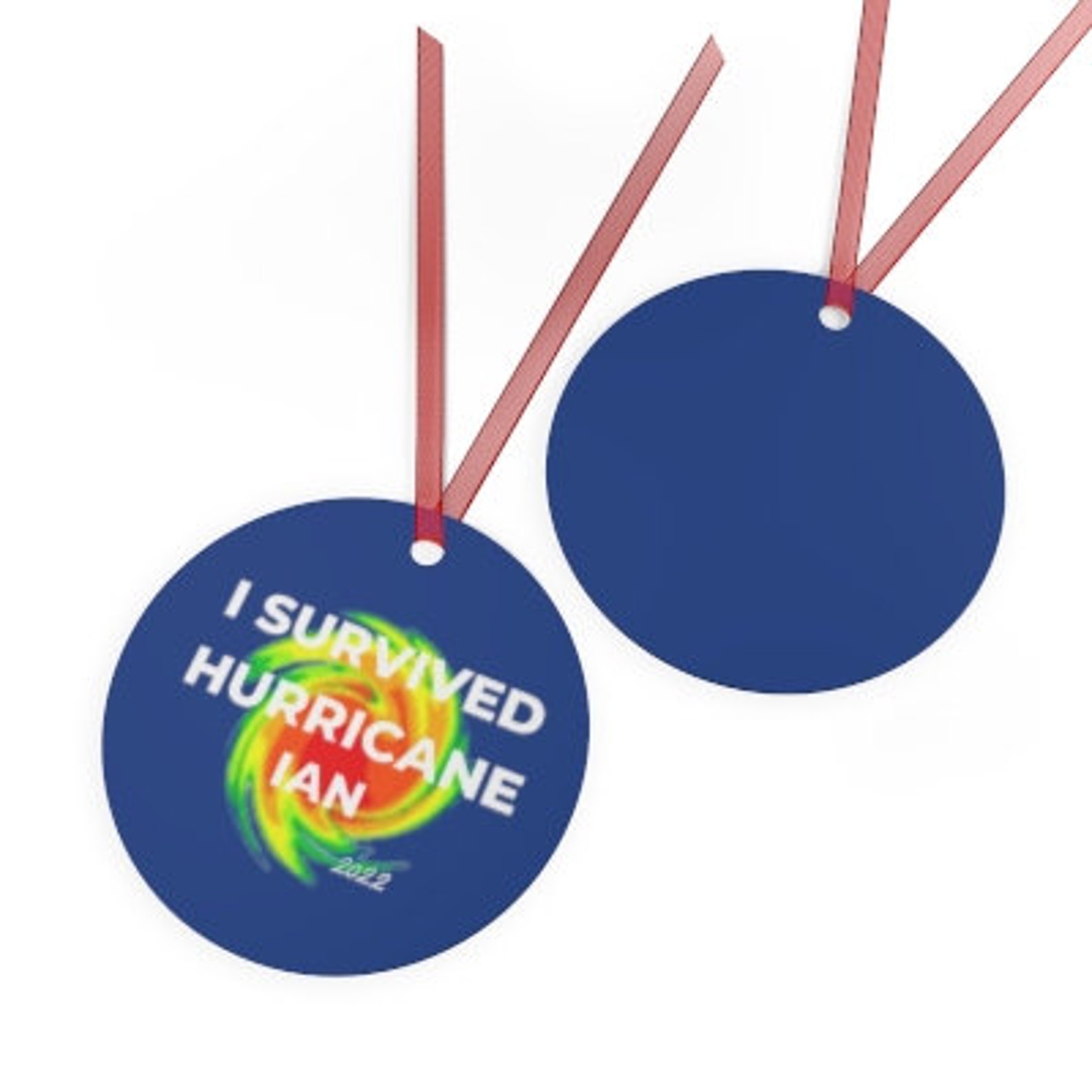 Hurricane Christmas Ornament We Survived Hurricane Ian Etsy