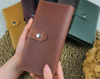 Leder Portemonnaie Damen. Leder Vintage Portemonnaie für Frauen. Leder Portemonnaie für Sie. Kleines minimalistisches süßes Portemonnaie.