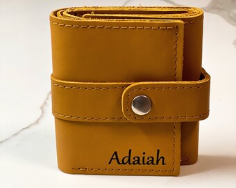 Cartera de cuero para mujer Cartera de cuero para mujer Cartera de cuero para mujer Cartera de cuero pequeña Cartera de cuero Trifold