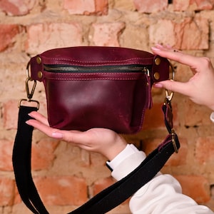 Sac banane en cuir vintage pour femme Sac banane en cuir vintage Petit sac banane à bandoulière Petit sac banane festival pour femme Sac banane pour infirmière personnalisé