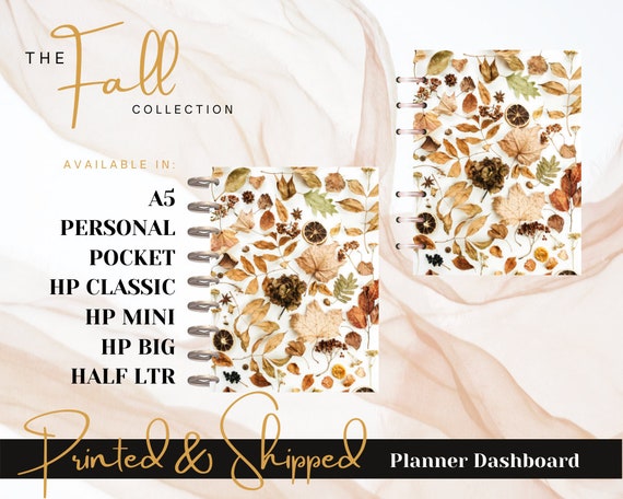 Paper & Party Supplies PM GM Planner Covers Agenda Dashboard Fall Theme ...