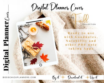 Fall Collection Digital Planner Cover/Insert | Use w/Goodnotes, Notability Planner Insert Fall Theme Digital Planner Cover - It&#39;s Fall Ya&#39;ll