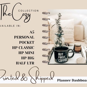 The Cozy Collection Planner Dashboards, Planner Covers, HPlanner Covers, Agenda Dashboard, A5 Planner Dashboards, PM, GM, MM - Cozy Theme