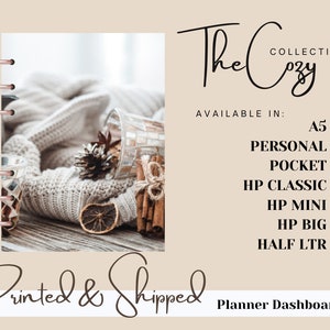 The Cozy Collection Planner Dashboards, Planner Covers, HPlanner Covers, Agenda Dashboard, A5 Planner Dashboards, PM, GM, MM - Cozy Theme