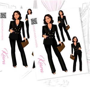 The Planner Doll Collection Girl Boss Sheet. Boss Babe planner stickers  for agendas, Girl Boss, notebooks, dividers. - Kiara