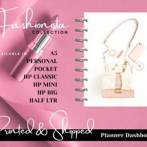 The Fashionista Collection Planner Dashboards, Planner Covers, HPlanner Covers, Agenda Dashboard, A5 Dashboards, PM, GM, MM - Fashion Theme