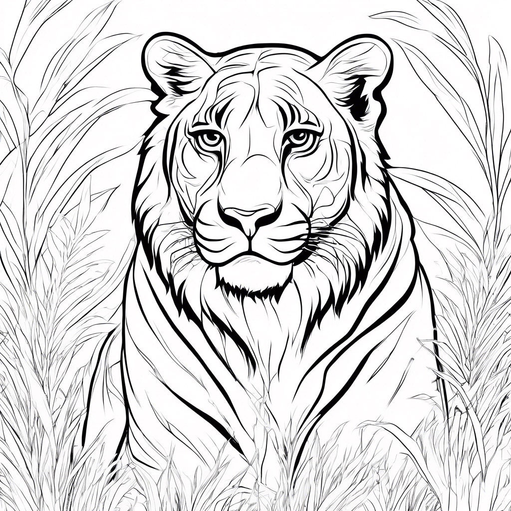 Big Cats Coloring Book Etsy - Il Fullxfull.5777406870 P135 