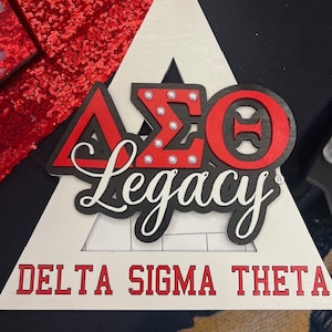 Delta Sigma Theta Table Art Designs
