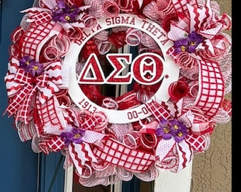 1913- Licensed Delta Sigma Theta Sorority, Inc.  Wreaths