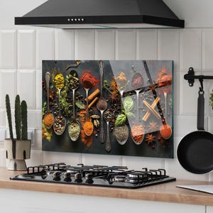 Dosseret de cuisine en verre trempé, Garde-boue pour évier de cuisine, Couvercle supérieur arrière de cuisinière, Couvercle d'évier de cuisine, Crédence en carreau de verre, Planche à découper