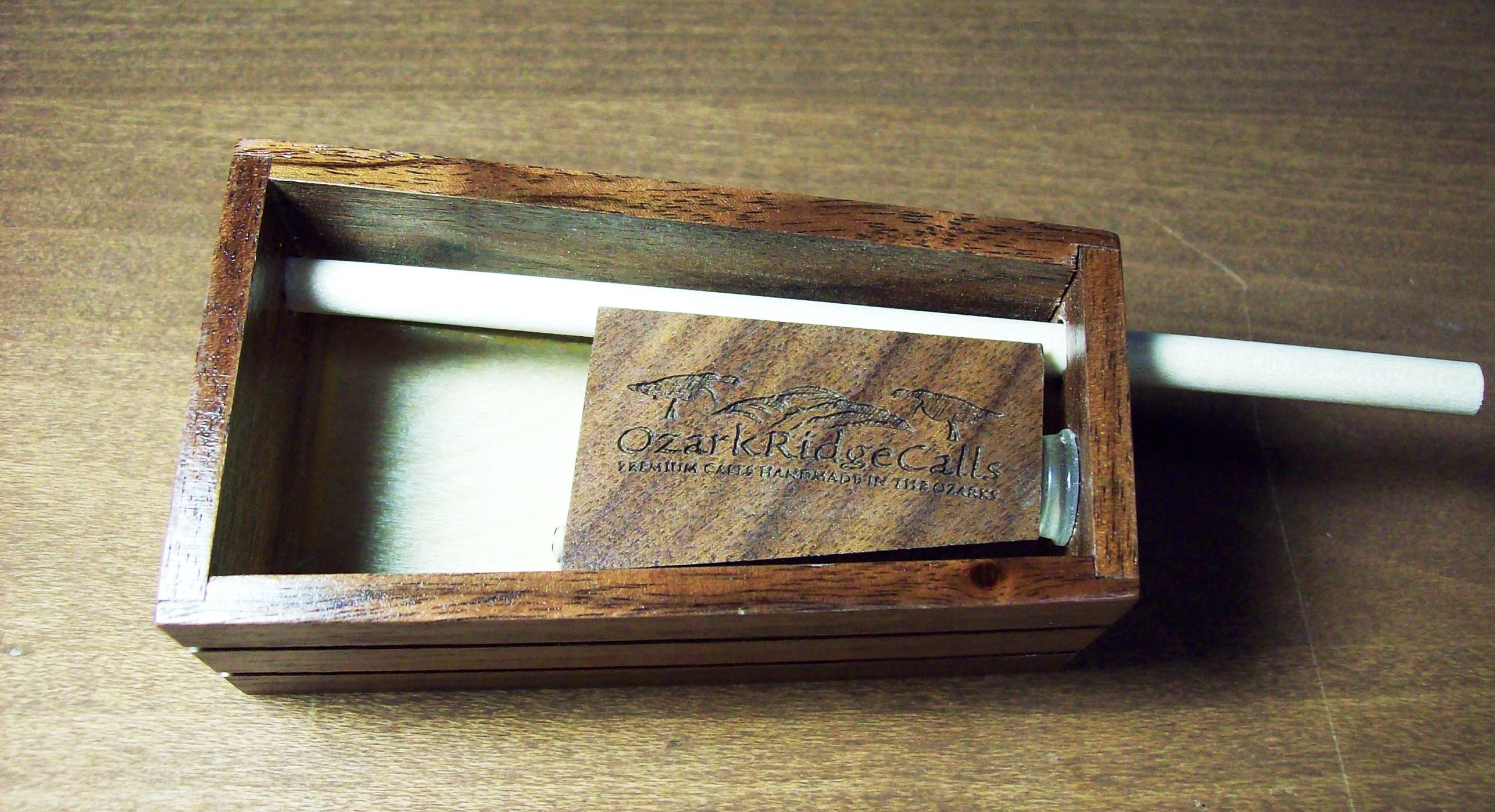 Ozark Ridge Walnut Push Button Turkey Call Etsy