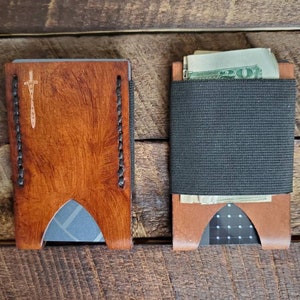 Cartera de cuero Front Pocket Monedero minimalista Cartera delgada Monedero de cuero monedero de cuero Travel Wallet cartera de cuero minimalista cartera de cuero personalizado