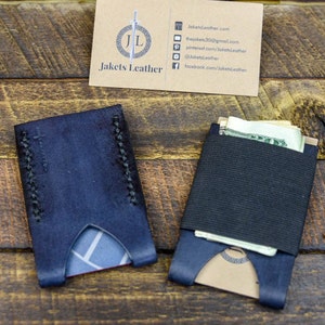 Cartera de cuero Front Pocket Monedero minimalista Cartera delgada Monedero de cuero monedero de cuero Travel Wallet cartera de cuero minimalista cartera de cuero personalizado